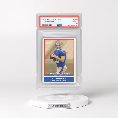2004 Bazooka Mini #200 Eli Manning (PSA 9 MINT)