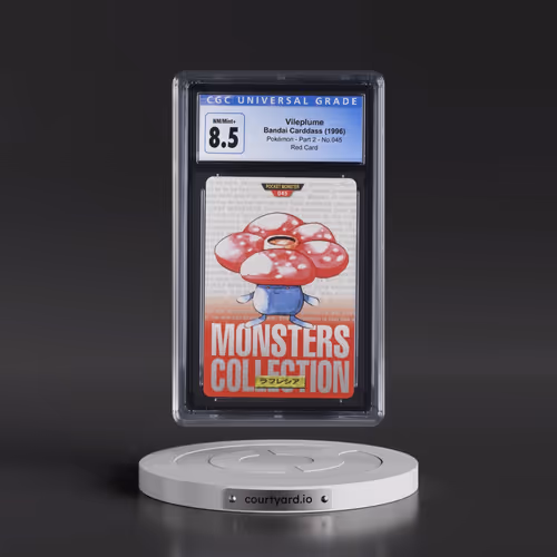 1996 (Monsters Collection) Part 2 #045 Vileplume - Red Card (CGC 8.5 NM-MT+)