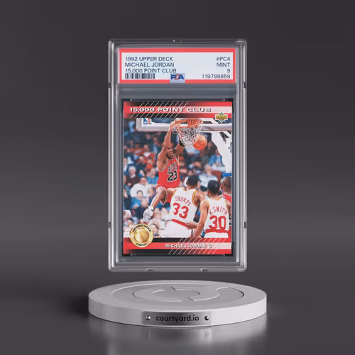 1992 Upper Deck 15,000 Point Club #PC4 Michael Jordan (PSA 9 MINT)