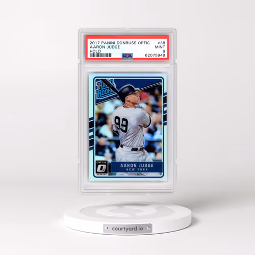 2017 Panini Donruss Optic #38 Aaron Judge - Holo (PSA 9 MINT)