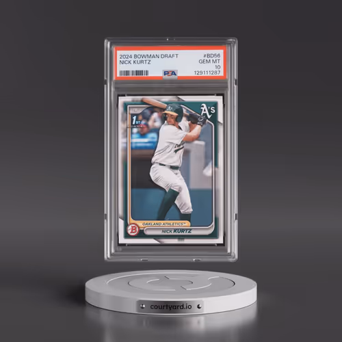 2024 Bowman Draft #BD56 Nick Kurtz (PSA 10 GEM MINT)