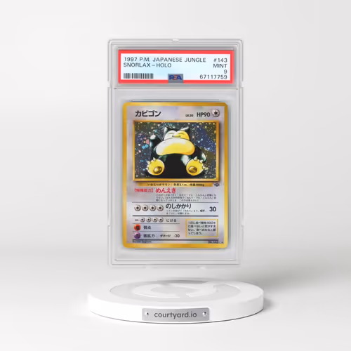 1997 Pokémon Jungle #143 Snorlax - Holo (PSA 9 MINT)