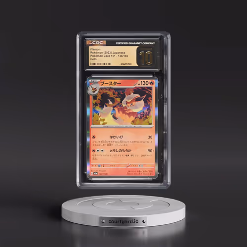 2023 Pokémon Card 151 #136/165 Flareon - Holo (CGC 10 PRISTINE)