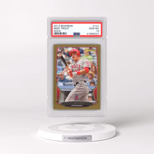 2013 Bowman #121 Mike Trout - Gold (PSA 10 GEM MINT)