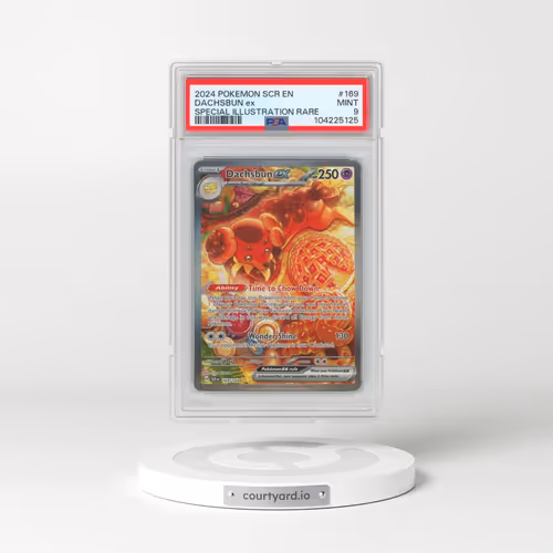 2024 Pokémon Scr EN-Stellar Crown #169 Dachsbun EX - Holo Special Illustration Rare (PSA 9 MINT)