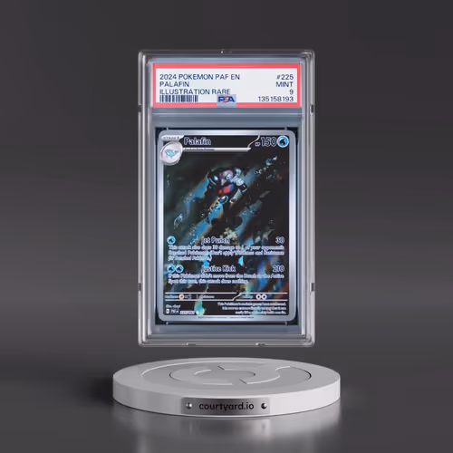 2024 Pokémon Paf EN-Paldean Fates #225 Palafin - Illustration Rare (PSA 9 MINT)