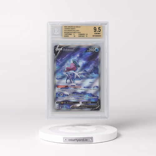 2023 Crown Zenith #GG38 Suicune V - Galarian Gallery Holo (BGS 9.5 GEM MINT)