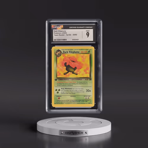 2000 Team Rocket #30/82 Dark Vileplume - 1st Edition 1st Edition (CGC 9 MINT)