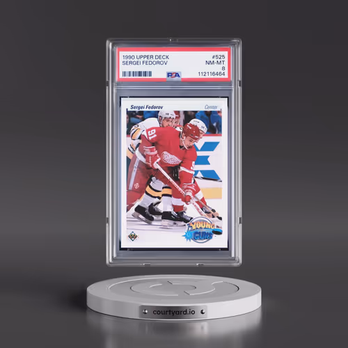 1990 Upper Deck #525 Sergei Fedorov (PSA 8 NM-MT)