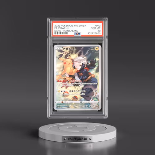 2022 Pokémon Sword & Shield Dark Phantasma #073 Pikachu - Full Art (PSA 10 GEM MINT)
