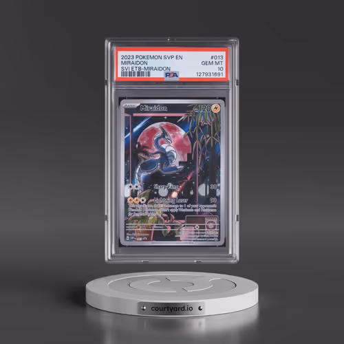 2023 Pokémon Svp EN-SV Black Star Promo #013 Miraidon - Scarlet & Violet Elite Trainer Box-Miraidon