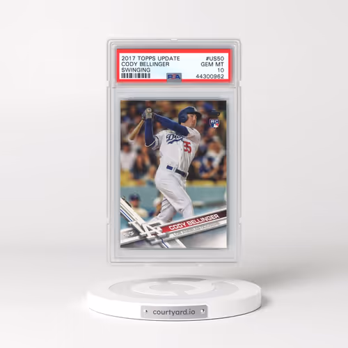 2017 Topps Update #US50 Cody Bellinger - Swinging (PSA 10 GEM MINT)
