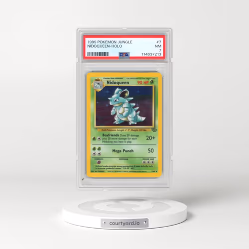 1999 Pokémon Jungle #7 Nidoqueen - Holo (PSA 7 NM)