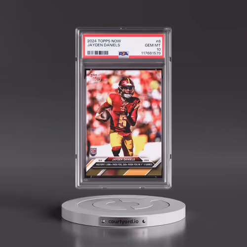 2024 Topps Now #6 Jayden Daniels (PSA 10 GEM MINT)