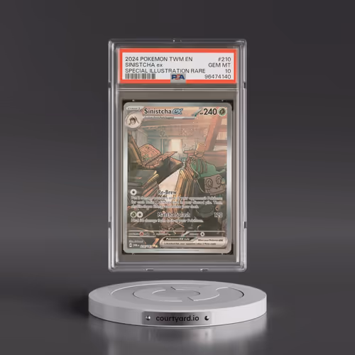 2024 Pokémon Twm EN-Twilight Masquerade #210 Sinistcha EX - Holo Special Illustration Rare (PSA 10 G