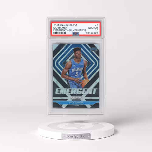2018 Panini Prizm Emergent #6 Mo Bamba - Silver Prizm (PSA 10 GEM MINT)