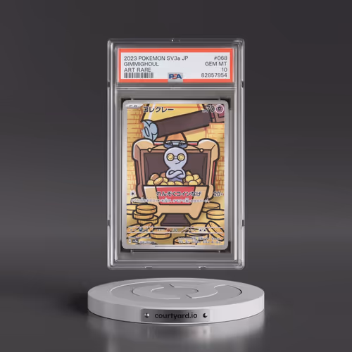 2023 Pokémon Sv3a-Raging Surf #068 Gimmighoul - Art Rare (PSA 10 GEM MINT)