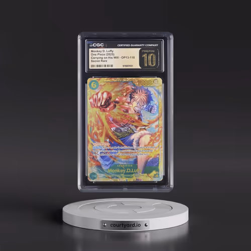2025 Carrying on His Will (OP13) - English #OP13-118 Monkey D. Luffy (CGC 10 PRISTINE)