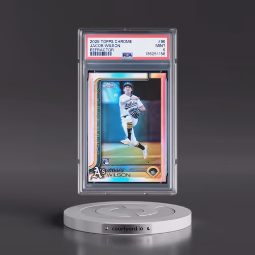 2025 Topps Chrome #96 Jacob Wilson - Refractor (PSA 9 MINT)