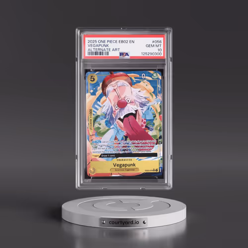 2025 One Piece EB02-Extra Booster -Anime 25th Collection #056 Vegapunk - Alternate Art (PSA 10 GEM M