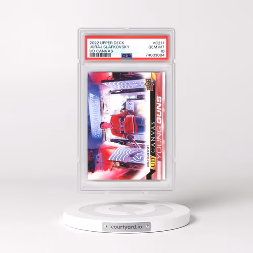 2022 Upper Deck UD Canvas #C211 Juraj Slafkovsky (PSA 10 GEM MINT)