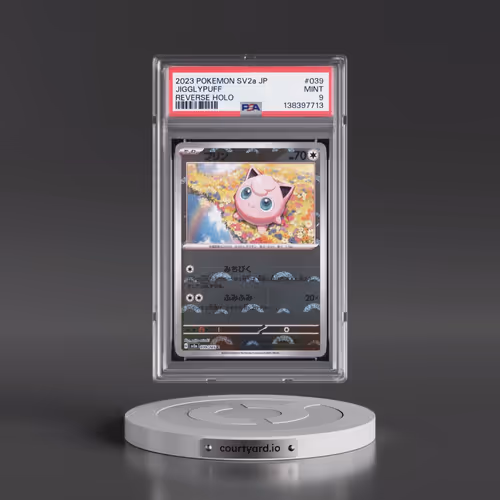 2023 Pokémon Sv2a-Pokémon 151 #039 Jigglypuff - Reverse Holo (PSA 9 MINT)