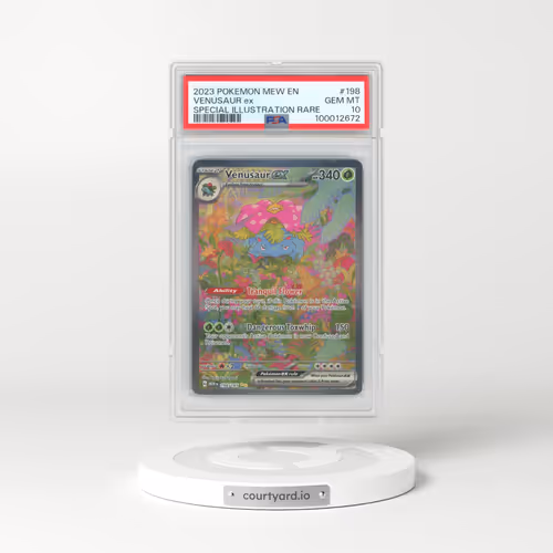 2023 Pokémon Mew EN-151 #198 Venusaur EX - Holo Special Illustration Rare (PSA 10 GEM MINT)