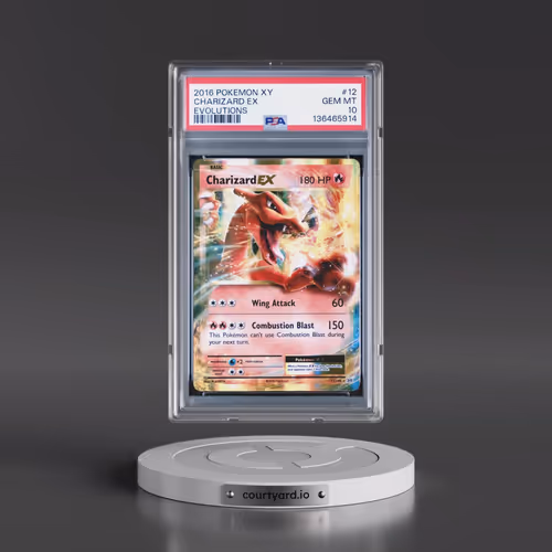 2016 Pokémon XY Evolutions #12 Charizard EX - Holo (PSA 10 GEM MINT)