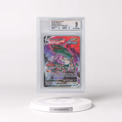 2022 Silver Tempest #TG20 Rayquaza VMAX - Holo Character Rare (BGS 9 MINT)