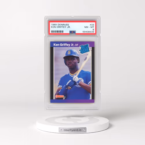 1989 Donruss #33 Ken Griffey Jr (PSA 8 NM-MT)