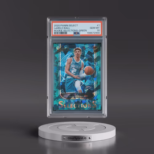 2020 Panini Select Rookie Selections #1 LaMelo Ball - Green (PSA 10 GEM MINT)