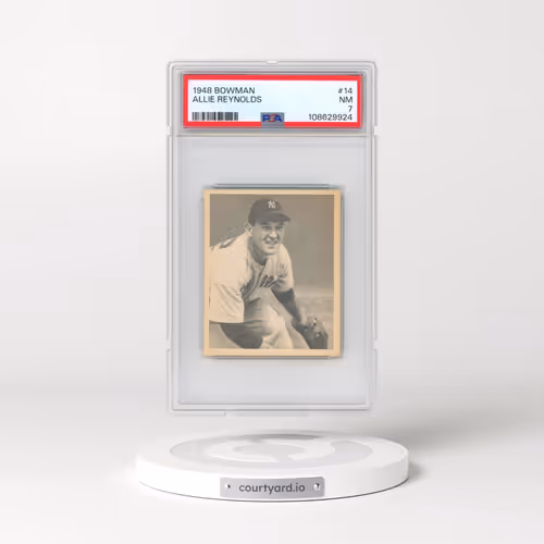 1948 Bowman #14 Allie Reynolds (PSA 7 NM)
