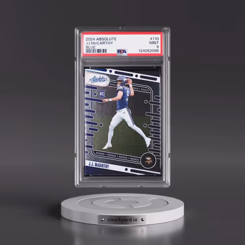 2024 Panini Absolute #110 JJ McCarthy - Blue (PSA 9 MINT)