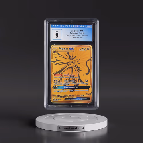 2016 Black Star Promos - Sun & Moon #SM104a Solgaleo GX - Holo Hidden Fates Ultra-Premium Collection