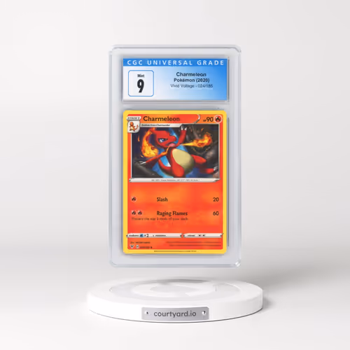 2020 Vivid Voltage #024/185 Charmeleon (CGC 9 MINT)