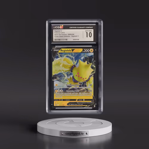 2017 Black Star Promos - Sword & Shield #SWSH280 Regieleki V - Holo Crown Zenith Collection - Regiel