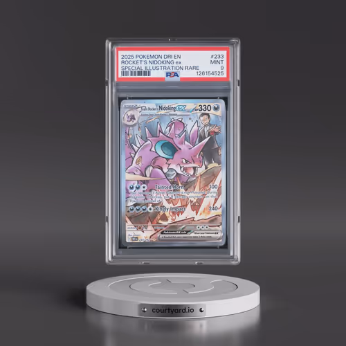 2025 Pokémon Dri EN-Destined Rivals #233 Team Rocket's Nidoking EX - Holo Special Illustration Rare