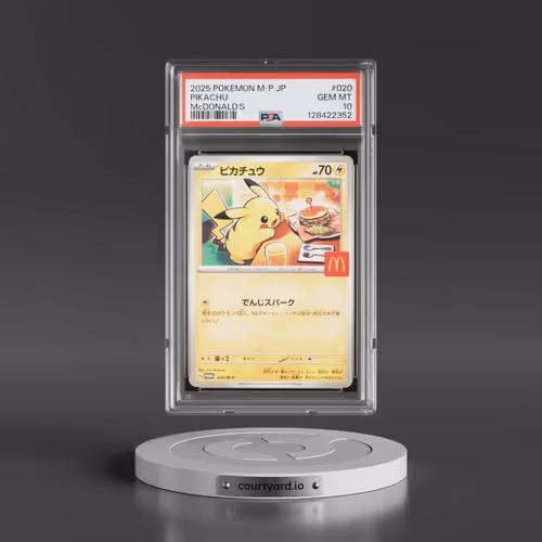 2025 Pokémon M-P Promo #020 Pikachu - McDonald's (PSA 10 GEM MINT)