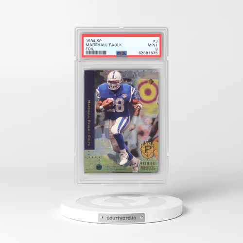1994 SP #3 Marshall Faulk - Foil (PSA 9 MINT)