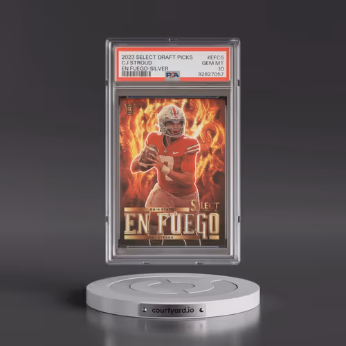2023 Panini Select Draft Picks EN Fuego #EFCS CJ Stroud - Silver Prizm (PSA 10 GEM MINT)
