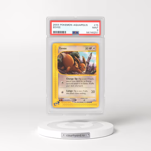 2003 Aquapolis #75 Eevee (PSA 9 MINT)