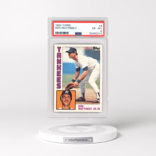 1984 Topps #8 Don Mattingly (PSA 6 EX-MT)