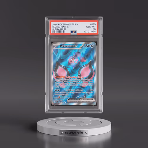 2024 Pokémon Sfa EN-Shrouded Fable #085 Pecharunt EX - Holo Ultra Rare (PSA 10 GEM MINT)