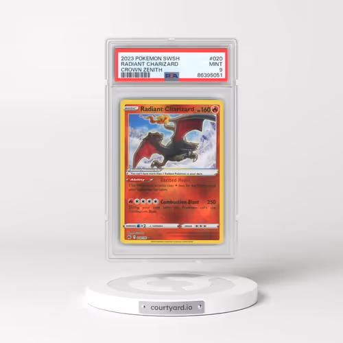 2023 Pokémon Sword and Shield Crown Zenith #020 Radiant Charizard - Holo (PSA 9 MINT)