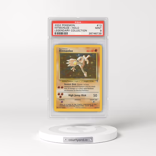 2002 Pokémon Legendary Collection #13 Hitmonlee - Holo (PSA 9 MINT)