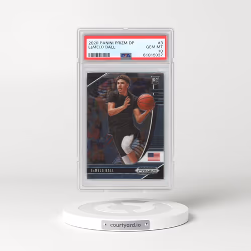 2020 Panini Prizm Draft Picks #3 LaMelo Ball (PSA 10 GEM MINT)