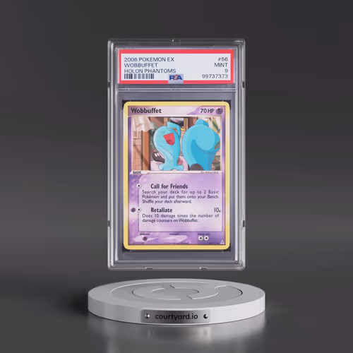 2006 Pokémon EX Holon Phantoms #56 Wobbuffet (PSA 9 MINT)