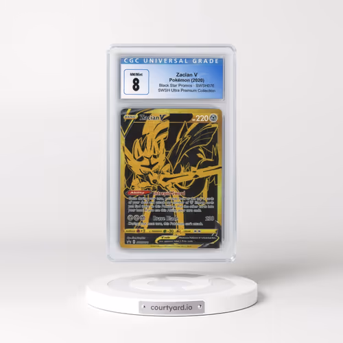 2017 Black Star Promos - Sword & Shield #SWSH076 Zacian V - (Holo) (CGC 8 NM-MT)