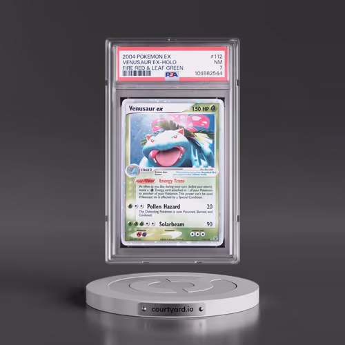2004 Pokémon EX Fire Red & Leaf Green #112 Venusaur EX - Holo Holo (PSA 7 NM)