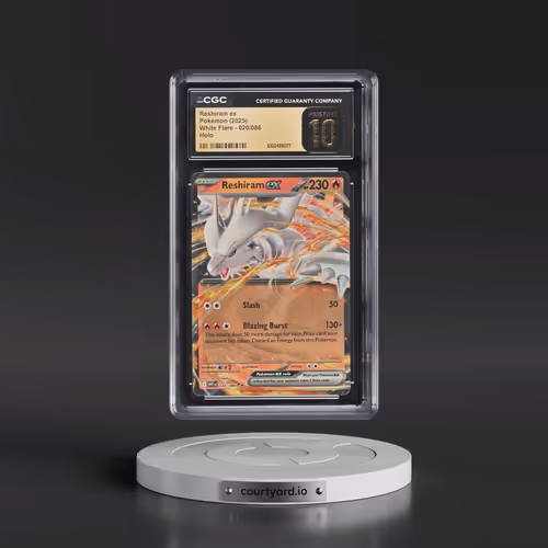 2025 White Flare - WHT EN #020/086 Reshiram ex - Holo (CGC 10 PRISTINE)